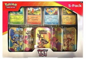 Pokémon Scarlet & Violet 151 Costco 5 Mini Tin Bundle