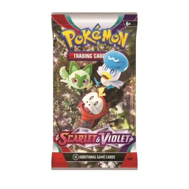 Pokemon Scarlet and Violet Booster Pack (10 Cards)